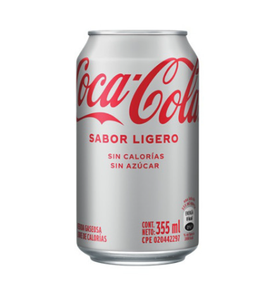 Coca Cola sabor ligero 355 ml